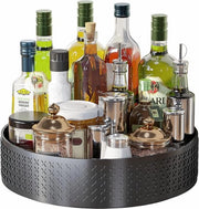 Organizzatore di cassetti a giri, raccoglitore multifunzionale di spezie per la conservazione in cucina, supporto rotativo per spezie, ripiani antiscivolo di conservazione (R1)