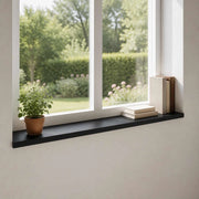 Soglie per finestre 2 pz Nero 140 x 40 x 2 cm 42048365