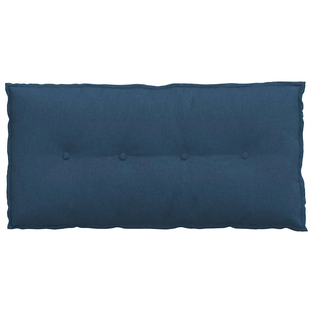 Cuscino per Schiena Blu 100 x 19 x 50 cm Tessuto