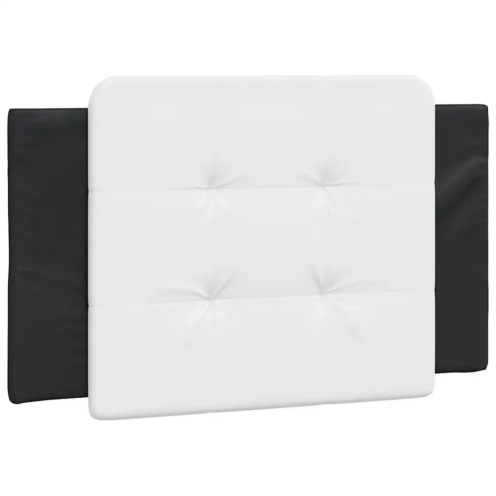 Giroletto senza Materasso Zadar Nero e Bianco 90x190 cm in Similpelle 3208154