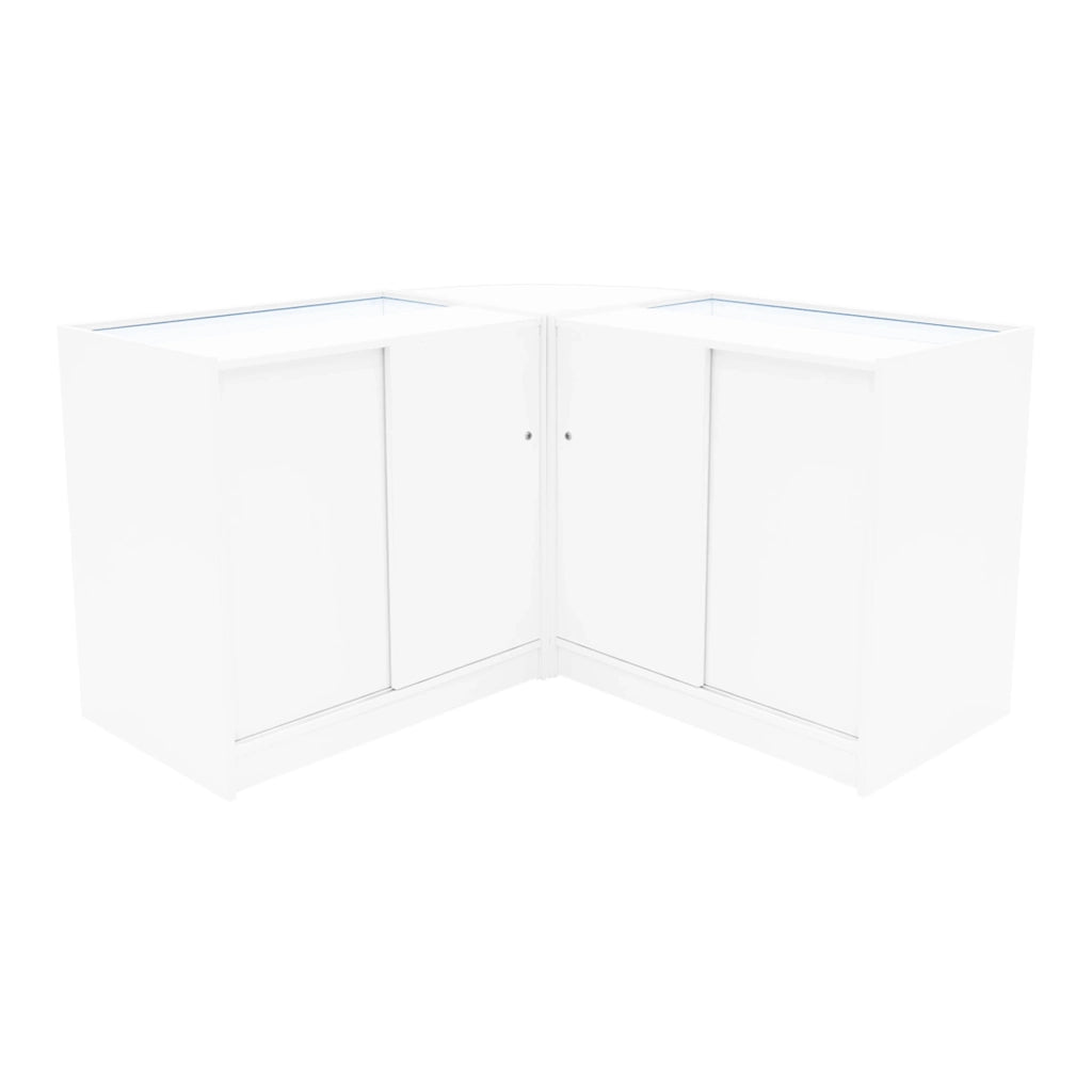 Set Banconi Andromeda LED LM60 + 2 C900 – Vetro, Chiavi, Bianco
