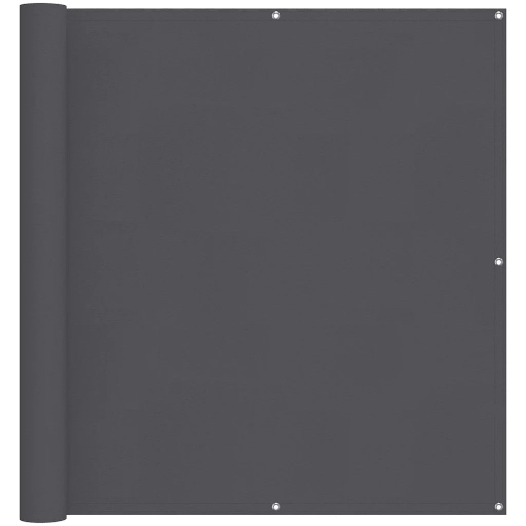 Paravento Balcone Antracite 120x300 cm Tessuto Oxford cod mxl 11798