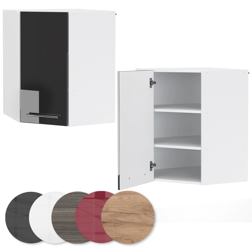 Vicco Mobile angolare da cucina Antracite lucido 57 cm