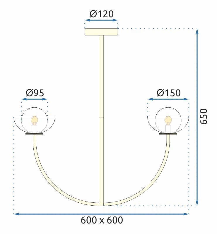 Lampada Da Soffitto App1200-cp