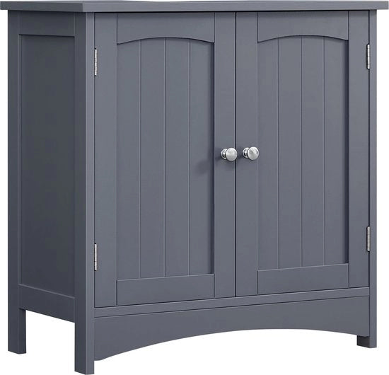 Sottocassa per lavandino - Cassetto per lavandino - Spazio di stoccaggio sotto la lavandino - Spazio risparmiato - MDF grigio - 60 x 30 x 60 cm