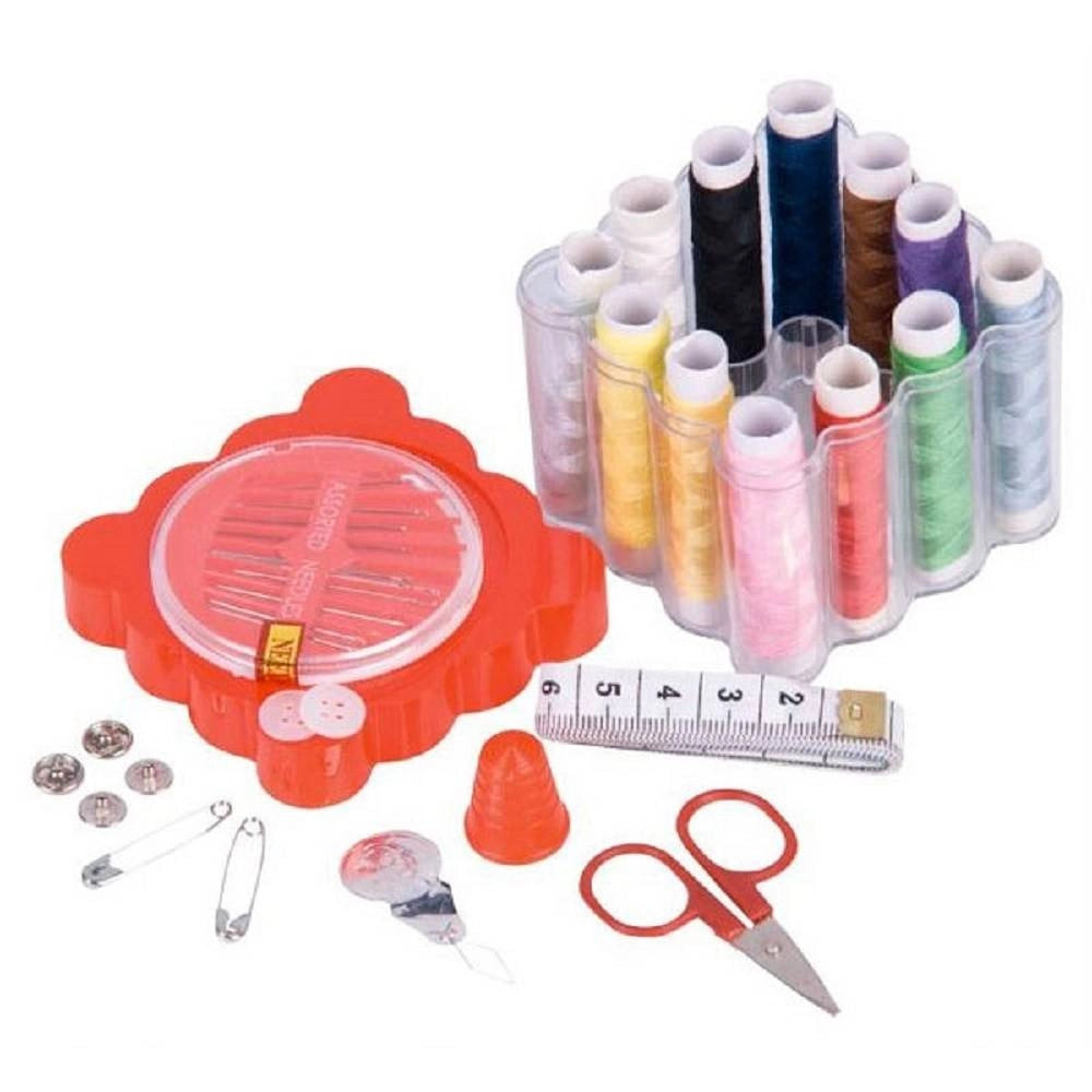 Trade Shop - Kit Per Cucito In Scatola All In One Box Cofanetto Per Cucire Casa Viaggio -