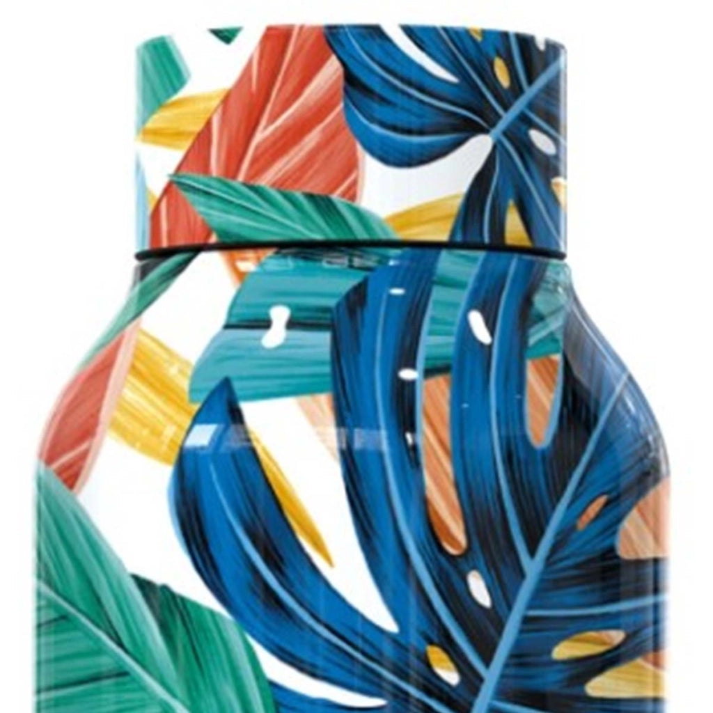Bottiglia Termica 510 ml a Doppia Parete Ermetica con Decorazione Jungle Multicolore Quokka