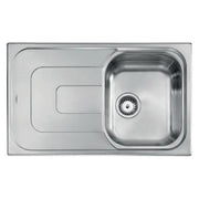 CM Pizzica 79x50 1V Lavello ad incasso Rettangolare Acciaio inossidabile