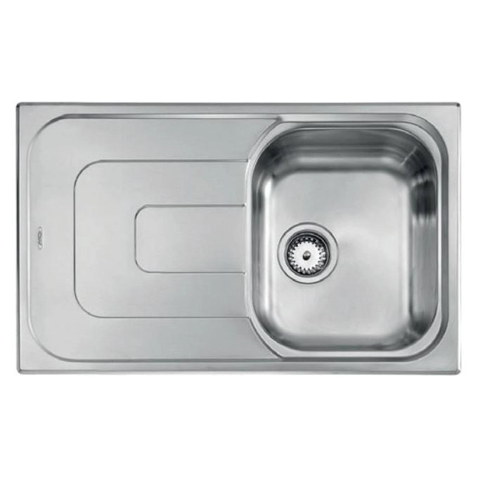 CM Pizzica 79x50 1V Lavello ad incasso Rettangolare Acciaio inossidabile