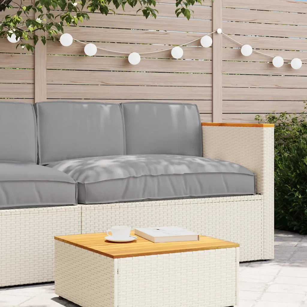 vidaXL Set di Cuscini per Pallet 3 pcs Grigio 120 x 80 x 12 cm