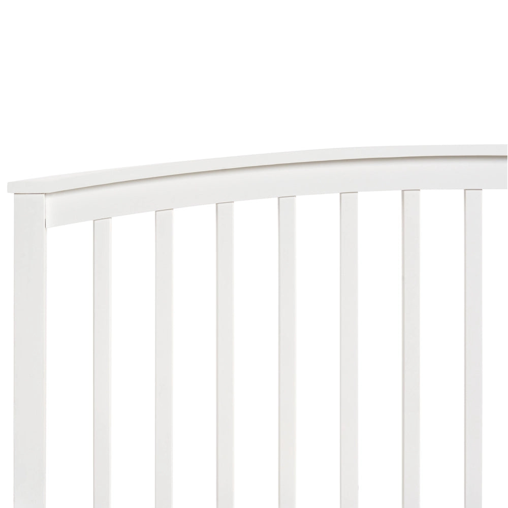 Letto matrimoniale in legno di pino con contenitore bianco con rete sollevabile 140 x 200 cm
