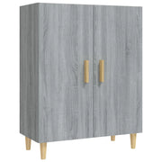 Credenza | Madia | Buffet da pranzo | Armadio da pranzo Grigio Sonoma 70x34x90 cm in Legno Multistrato