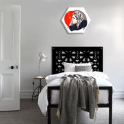 SHAPE - Pannello in PVC traforato - Parasole Colore: nero, Misura: 98x98 cm