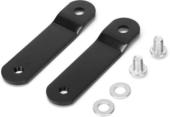 Kit di Elevazione del Serbatoio - Universale per Motocicletta - Materiale in Acciaio Duraturo - Installazione Facile - Progettazione Pratica - 76 mm / 65 mm - Kit di Elevazione del Serbatoio