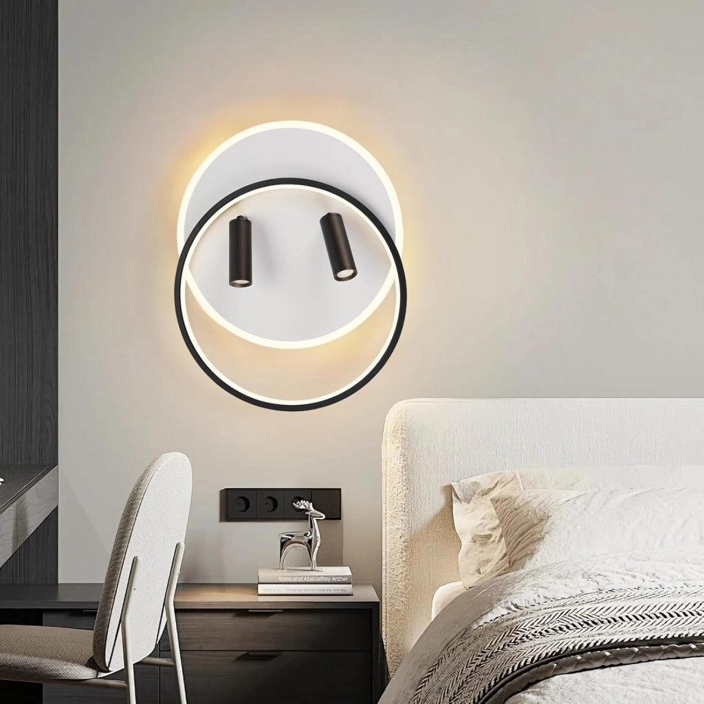 ZMH Faretto da soffitto LED 2 luci acrilico moderni dimmerabili per soggiorno