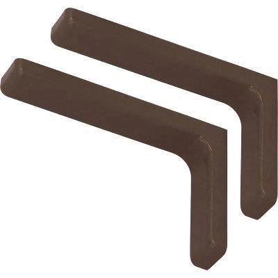 REGGIMENSOLA RICOPERTA LEONARDO BOLIS - ACCIAIO/PLASTICA NOCCIOLA MM 180X114 CF=PZ 2- 5 confezioni
