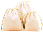 Set di contenitori in organza - 7 x 9 cm - Set di 6
