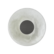 SOLARIS – Applique di Design 12W 3000K Titanio con Vetro Martellato Fumè, CRI90, Dimmerabile a Taglio di Fase - Rossini Group