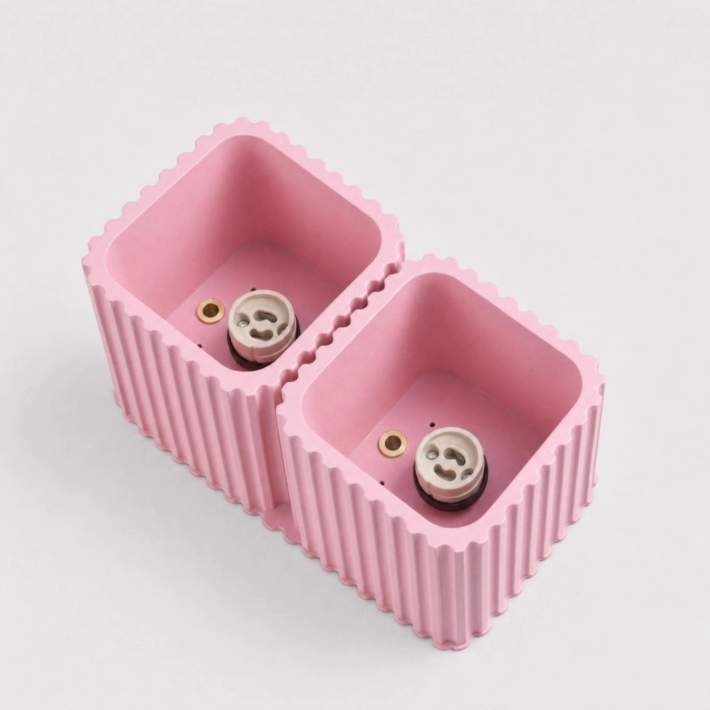 Plafoniera RIFF 2 rosa GU10