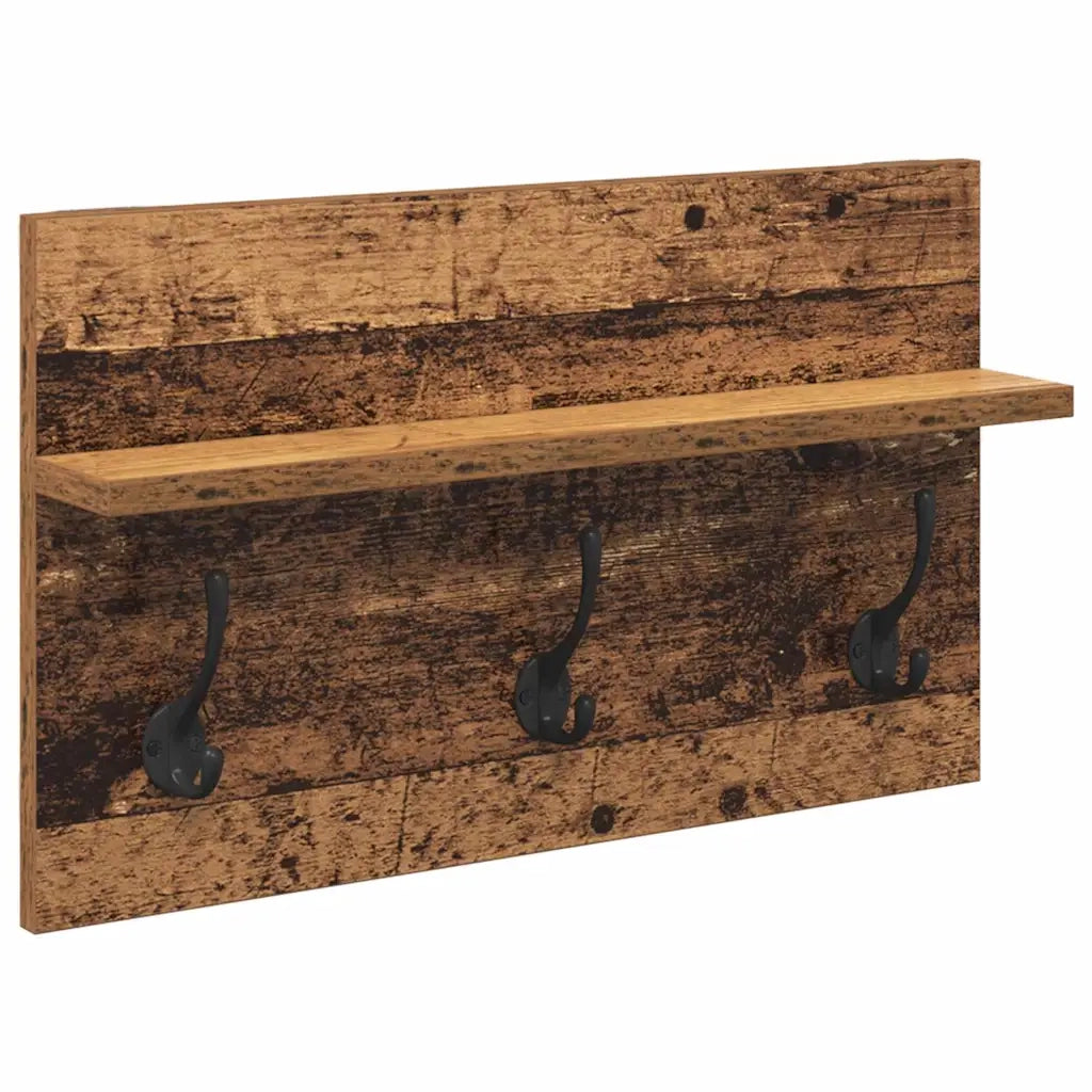 Set mobili da ingresso 4 pcs Legno vecchio Legno multistrato 871527