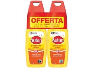 AUTAN REPELLENTE PROTECTION PLUS VAPO 2 PZ- - ml.100 confezione pz.2 - 6 coppia AUTAN