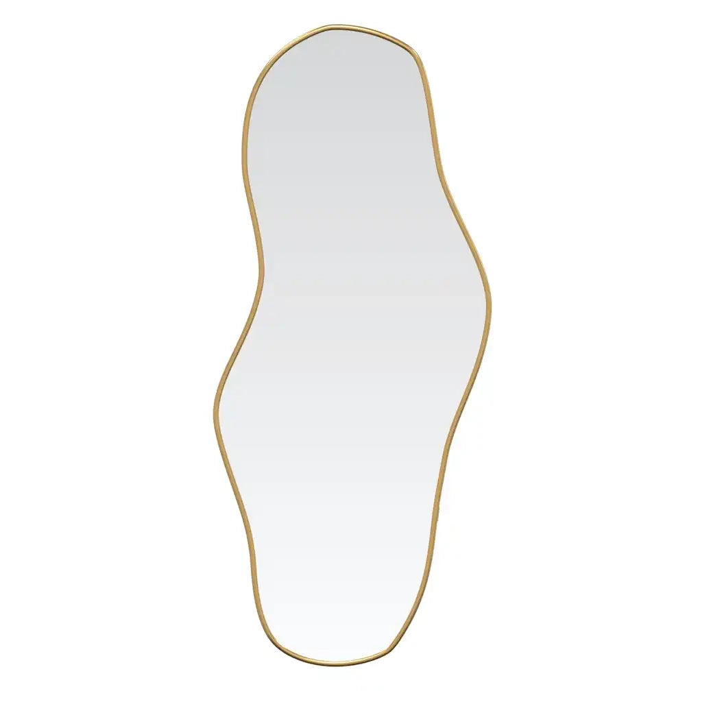 vidaXL Specchio da Parete Dorato 70x30 cm