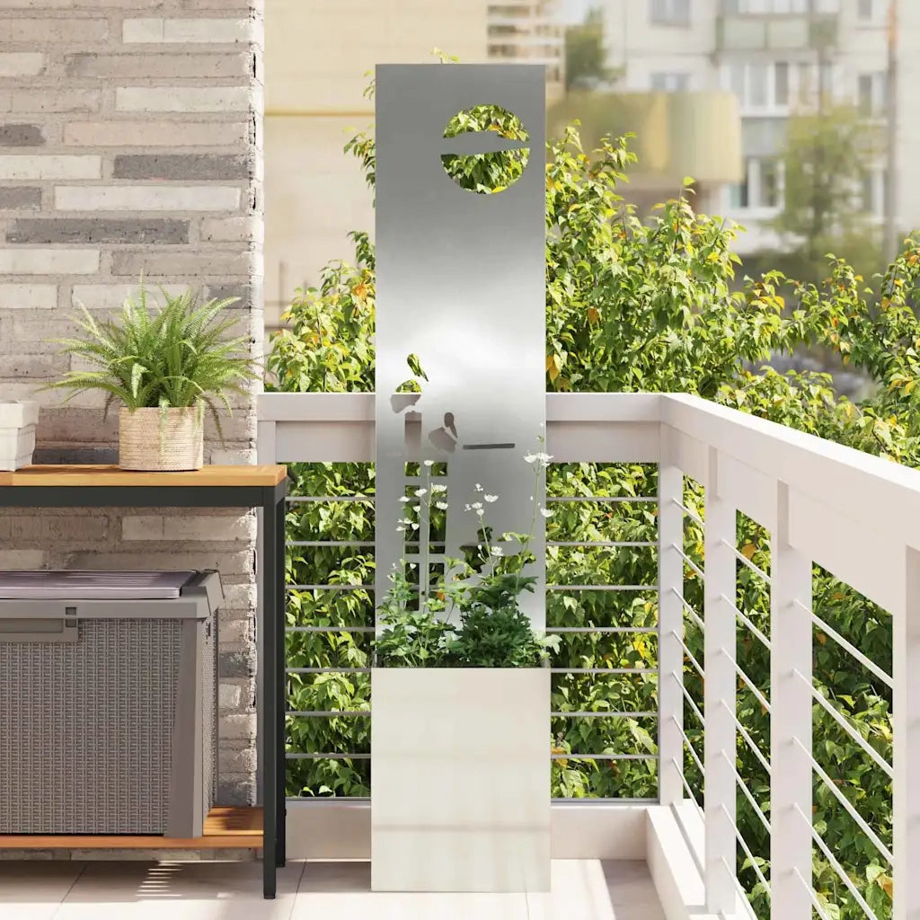 Schermo per privacy in giardino Traforo Argento 32 x 150 cm CFW3770433