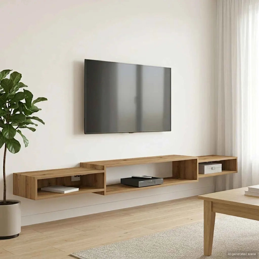 Mobile TV da Parete A parete Rovere Artigianale 8006020