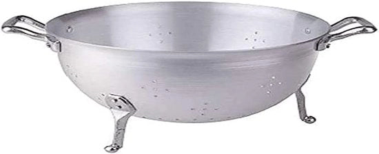 Vergere con 3 gambe - pratica e solida - 24 cm - argento - alluminio