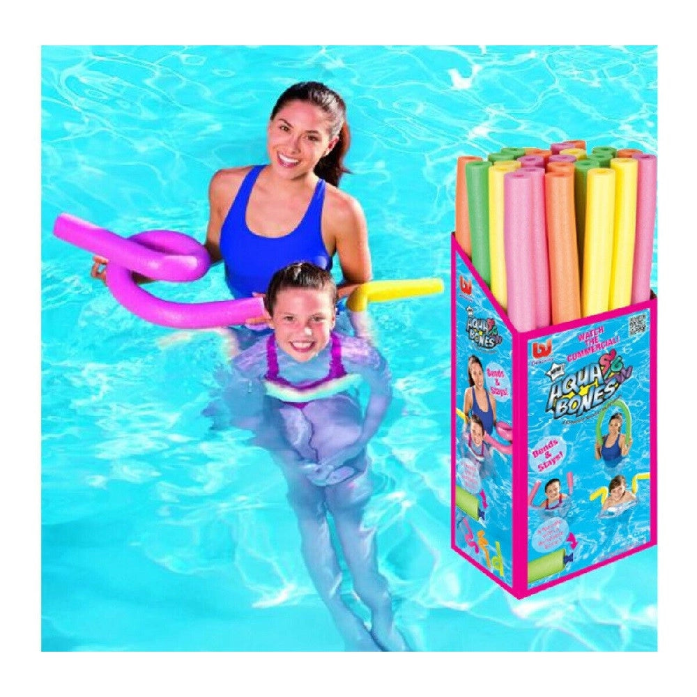 Trade Shop - Aqua Bones Tubi Sagomabili In Schiuma Divertimento Ginnastica In Piscina 32108 -