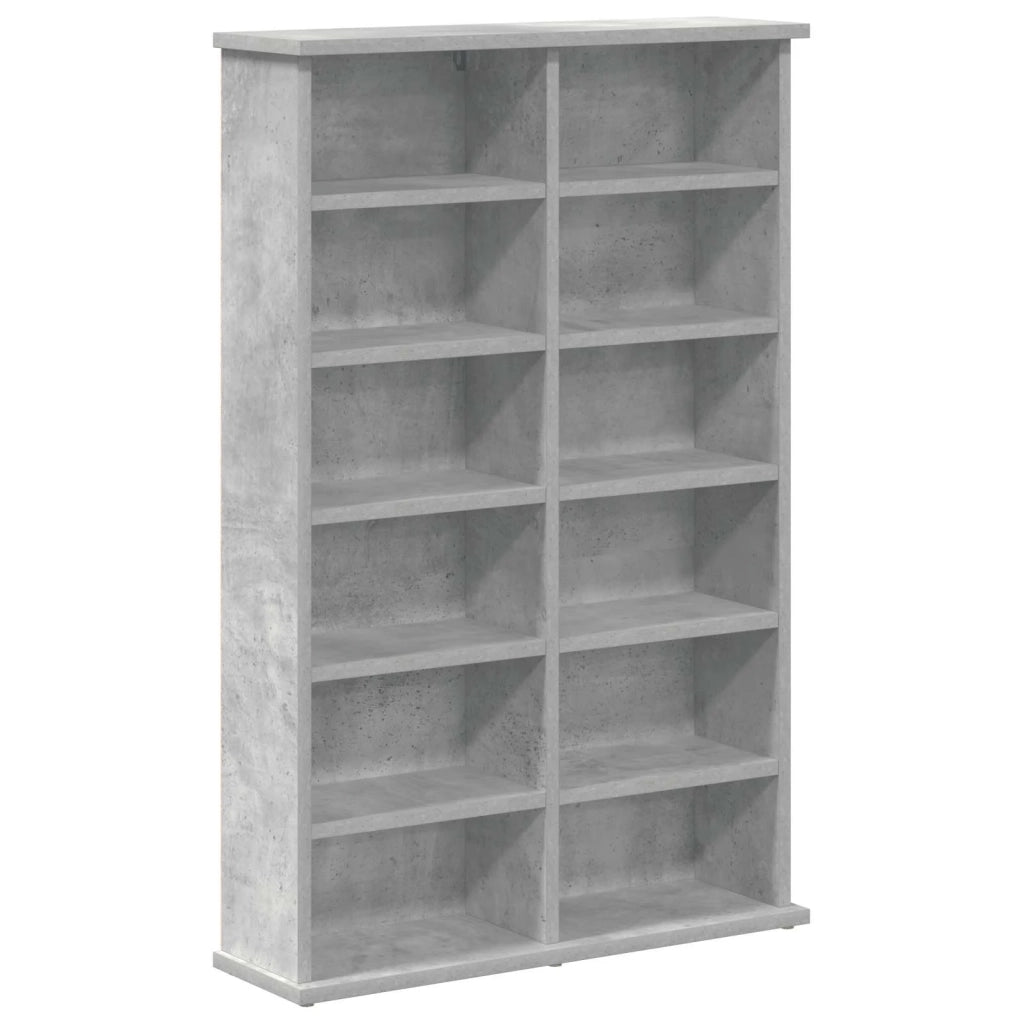 Mobile per CD Grigio Cemento 60 x 17 x 92 cm 8012736