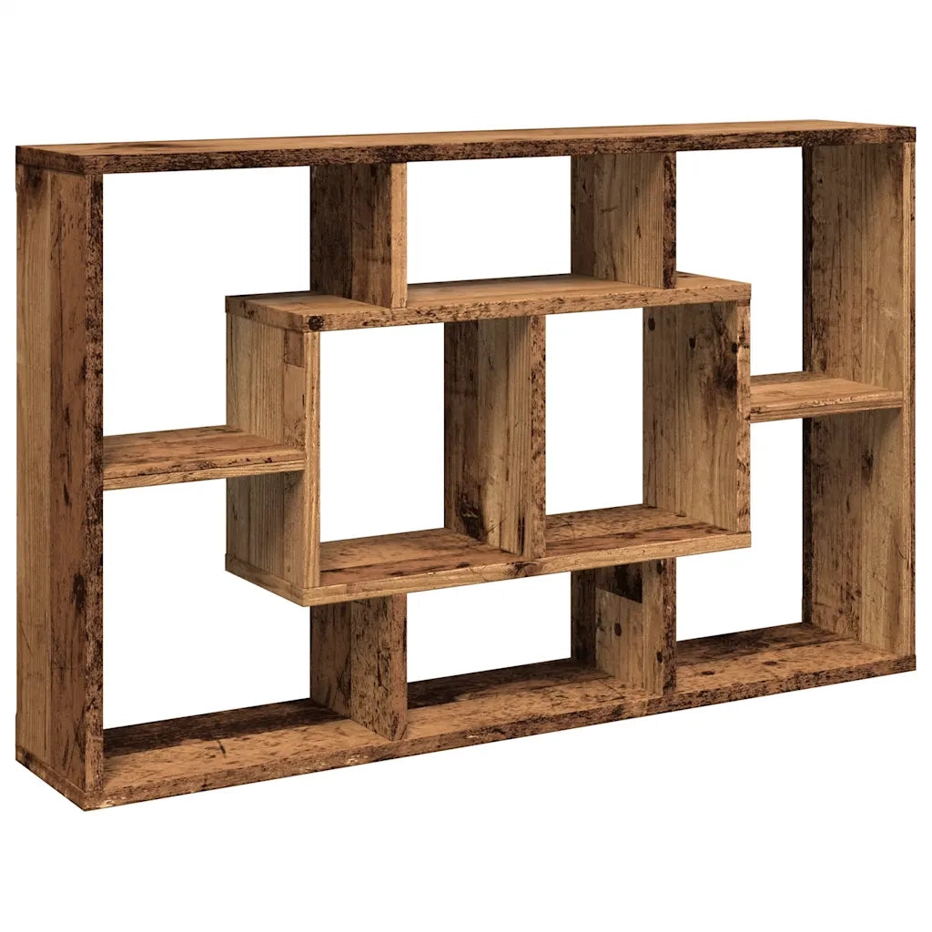 Scaffale a Parete Legno Antico 85x16x52,5 cm Legno Multistrato CFW4367606