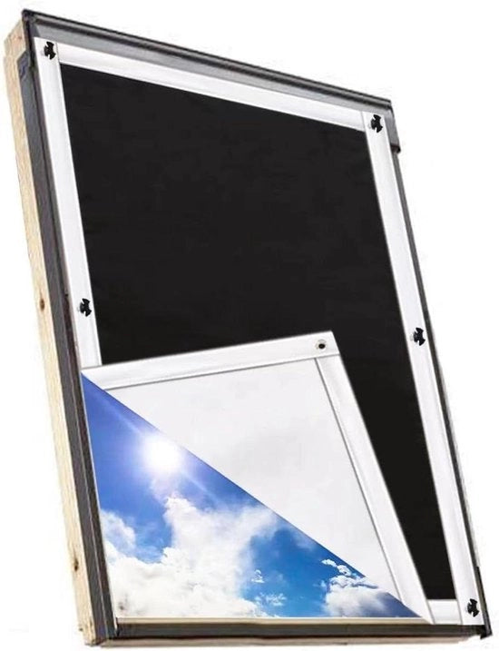 Verdunatore di luce zonatura tetto rotaia zonatura protezione dal calore - 96 x 120 cm - diverse misure zonatura chiusura ermetica