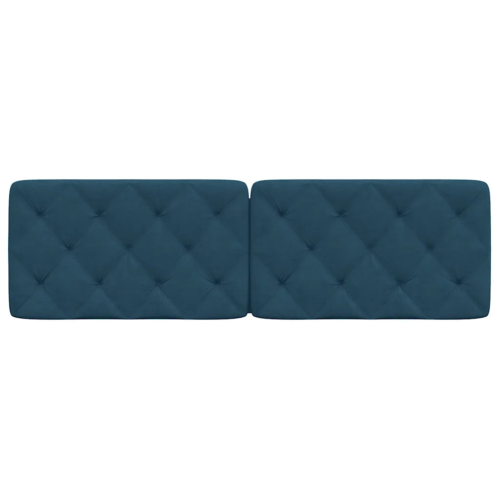 Cuscino Testiera Blu 160 cm in Velluto CFW8658460