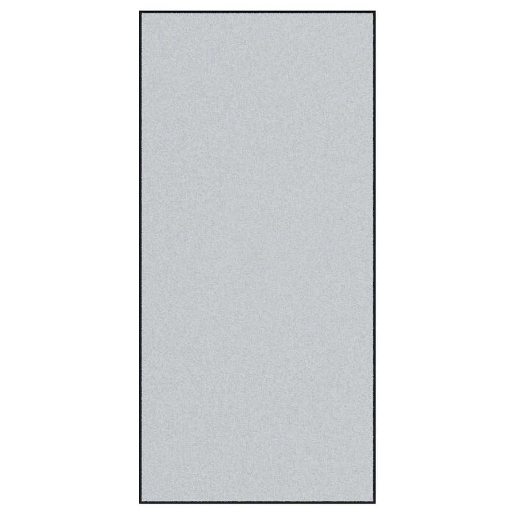 Zerbino d'ingresso moderno rettangolare 120 x 250 cm antisporco per interni in poliammide grigio 02_0057975