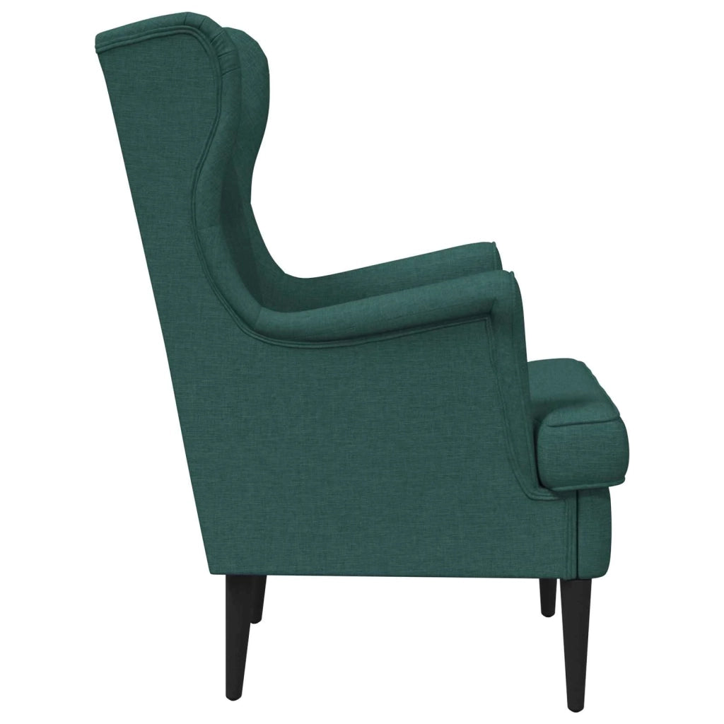Poltrona | Sedia Relax Verde Scuro Tessuto