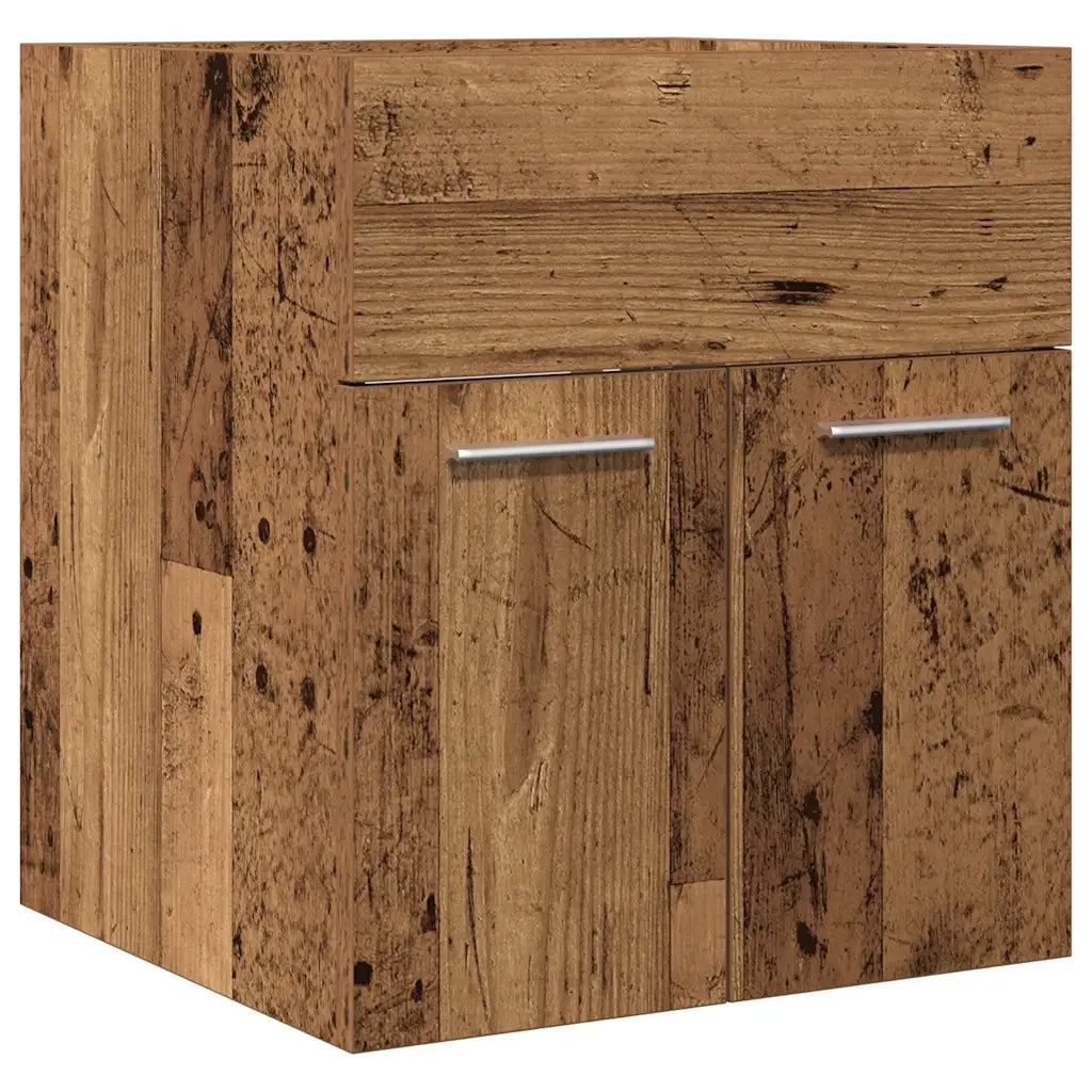 Mobile da Bagno Legno Antico 41x38,5x46 cm in Truciolato 856205