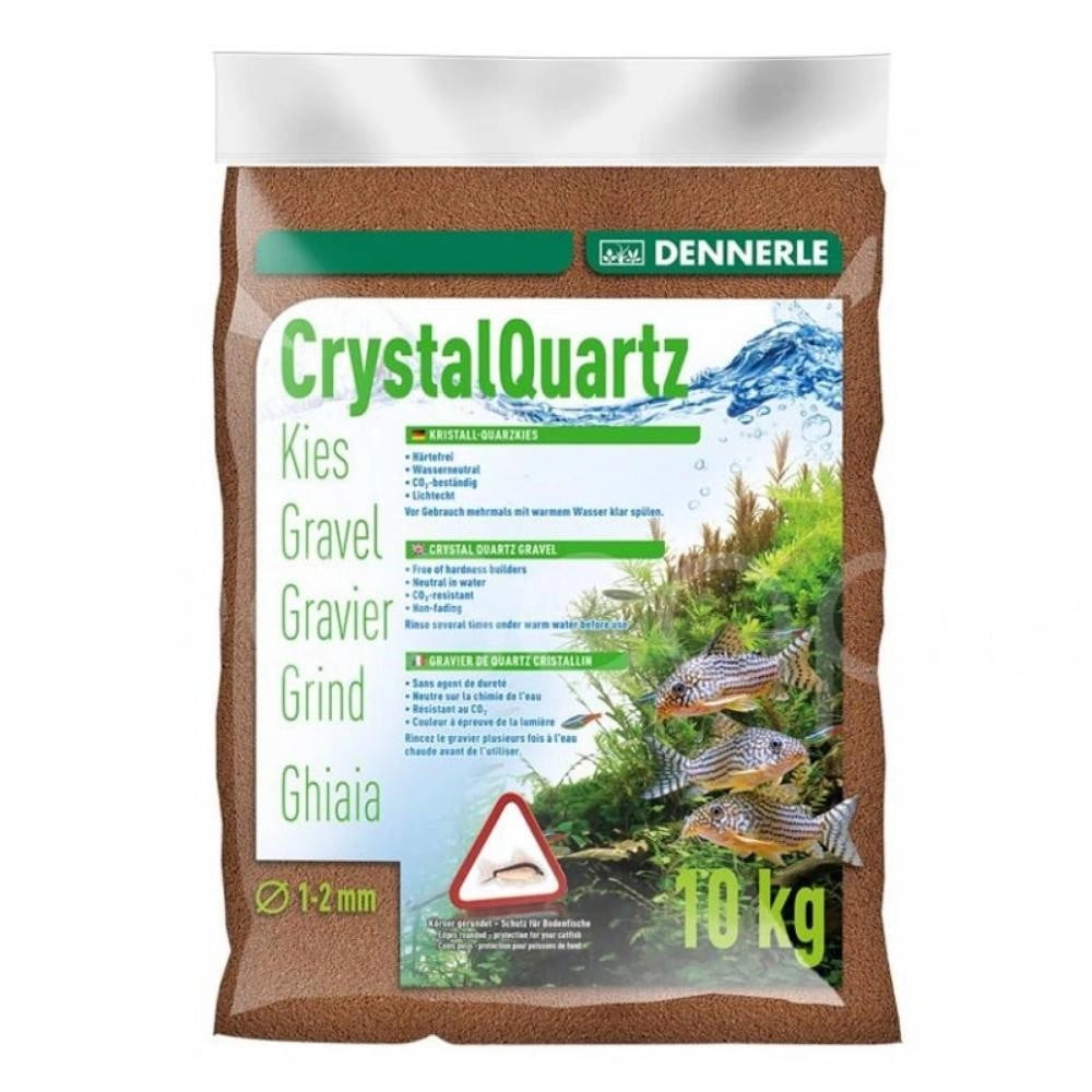 Dennerle Ghiaietto di Quarzo - substrato per acqua dolce Colore: Marrone Chiaro, Formato: 10 Kg