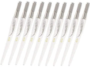 Penna per Microblading - 10 pezzi - Acciaio Inossidabile - Utilizzabile una volta - Adatto per Piercing - 16G/1,2 mm - Sicuro da utilizzare - Aghi per Piercing