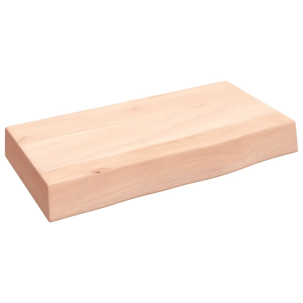 Mensole Parete | Scaffale a Parete | Ripiano a Parete 40x20x6 cm Legno Massello Rovere Non Trattato