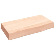 Mensole Parete | Scaffale a Parete | Ripiano a Parete 40x20x6 cm Legno Massello Rovere Non Trattato