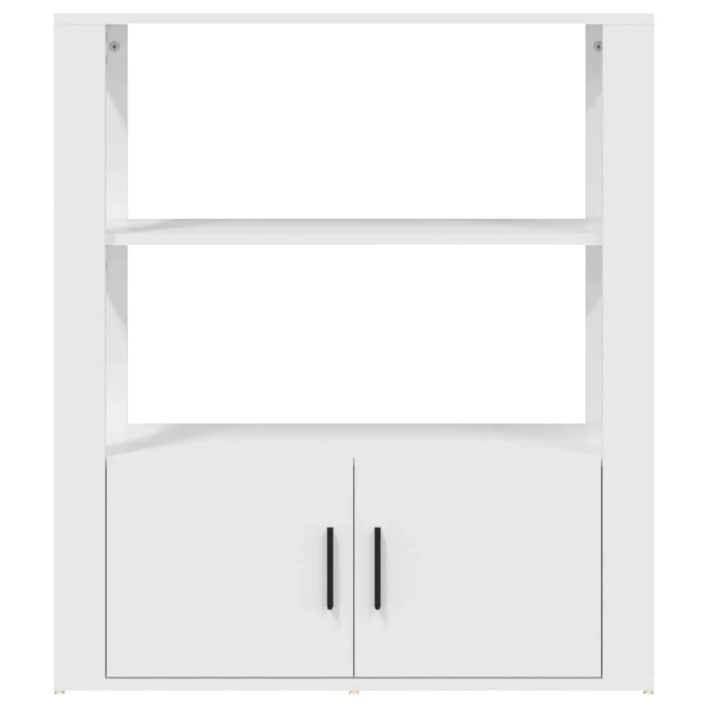 Buffet credenza cassettiera armadio mobile contenitore organizer per cucina soggiorno salotto 80 x 30 x 90 cm legno ingegnerizzato bianco 02_0030510