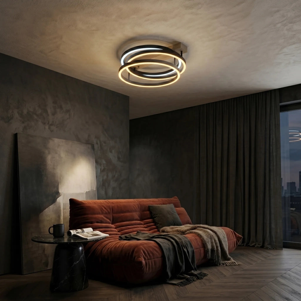 Lampada Da Soffitto Led Swe058-c Black
