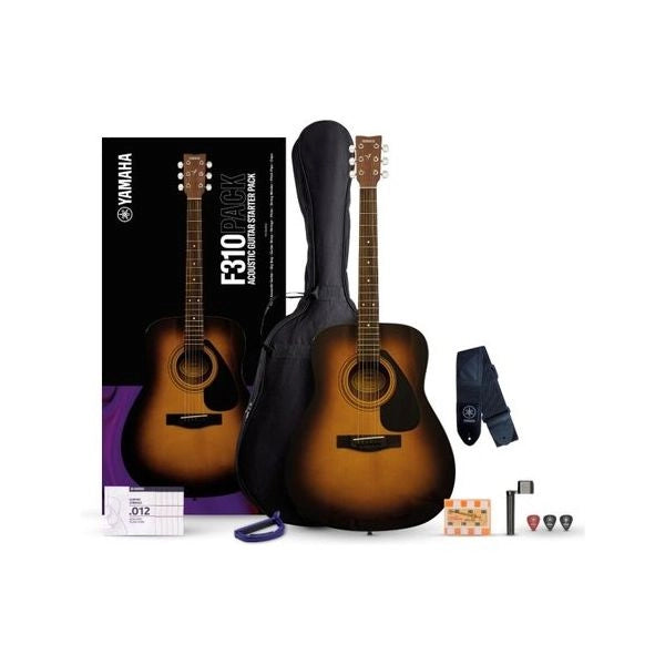 Chitarra acustica yamaha serie f gf 310ptbs tobacco brown sunburst - 4957812064330