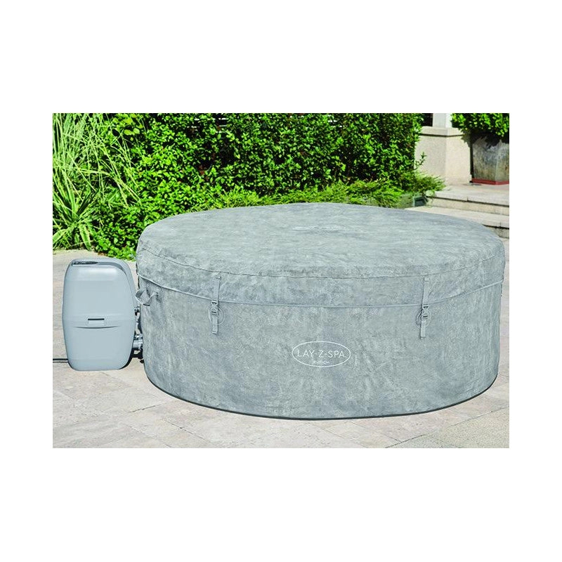 Spa gonfiabile Bestway Lay-Z-Spa Zurich AirJet 60065 Ø180x66 cm 2-4 posti con copertura EnergySense e riscaldamento 40°C
