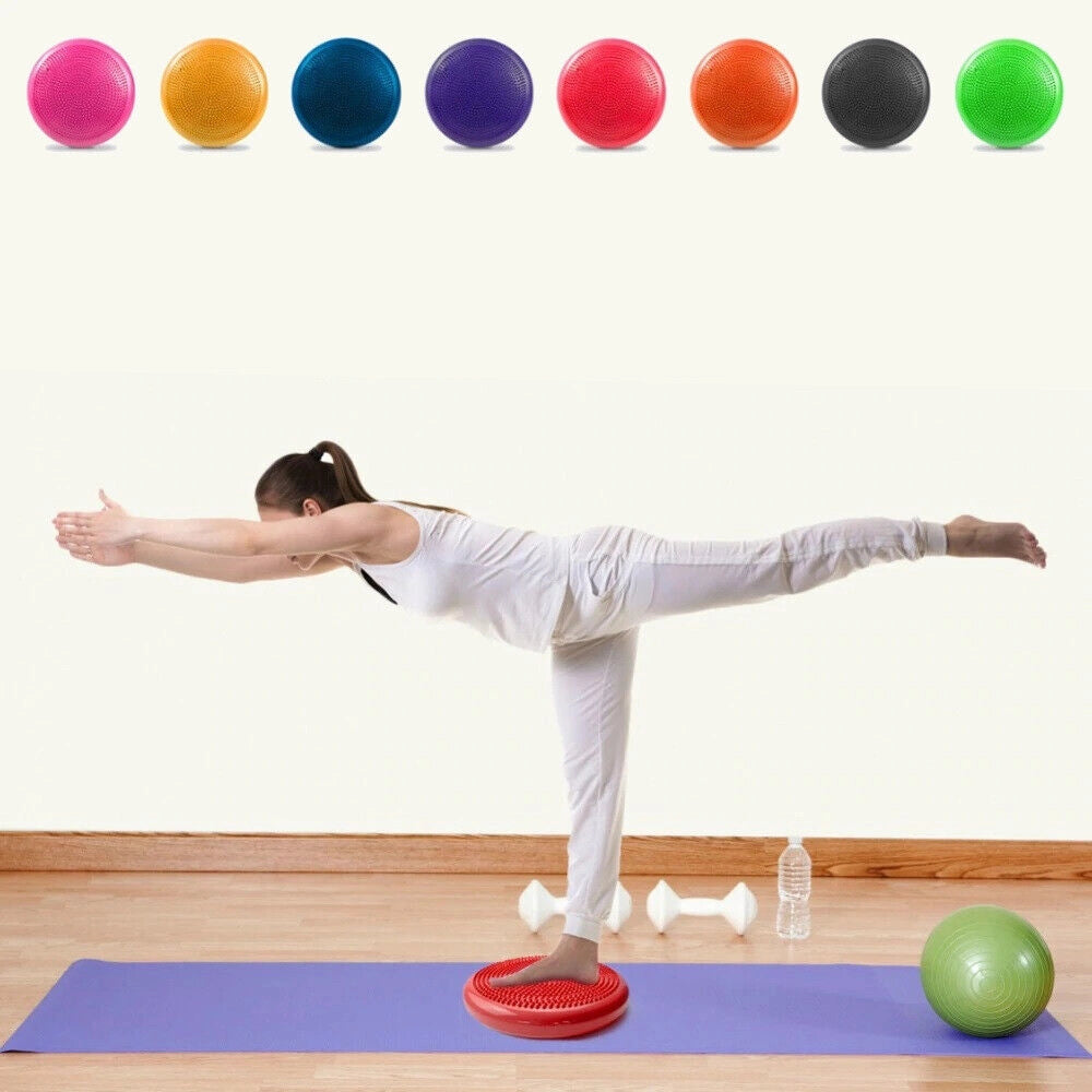 Cuscino gonfiabile balance propriocettivo disco equilibrio fitness yoga pilates