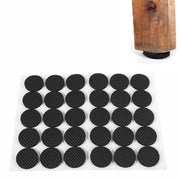 Pads per mobili - 30 pezzi - Antiscivolo - Autoadesivi - Gomma - Protezione per pavimenti - Diametro 2,7 cm - Protezioni per mobili