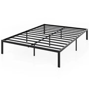 Struttura letto metallo doghe resistenti materasso-Struttura spazio di conservazione senza rete doghe facile montaggio