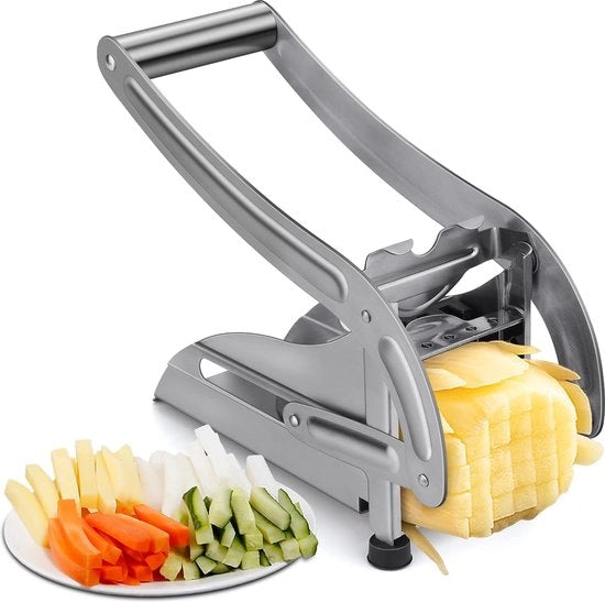 Sniderele per patat con due pezzi di acciaio inossidabile per tagliare le verdure perfettamente in cucina