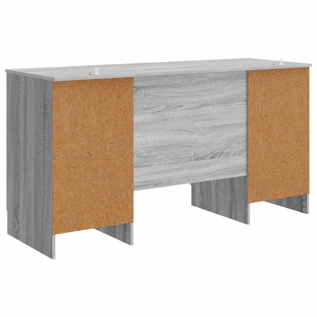 Scrivania Grigio Sonoma 142,5 x 50 x 75 cm Legno ingegnerizzato 3414645